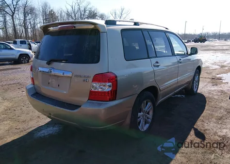 2006 Toyota Highlander Hybrid V6 z USA, uszkodzony, nr VIN JTEDW21A260002789